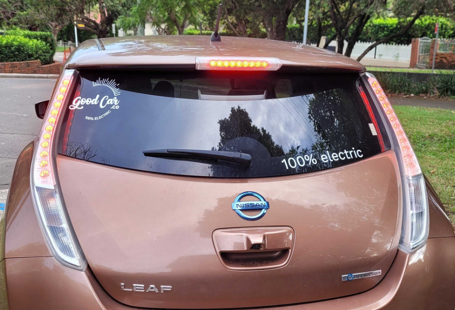 Second hand EV car stickers