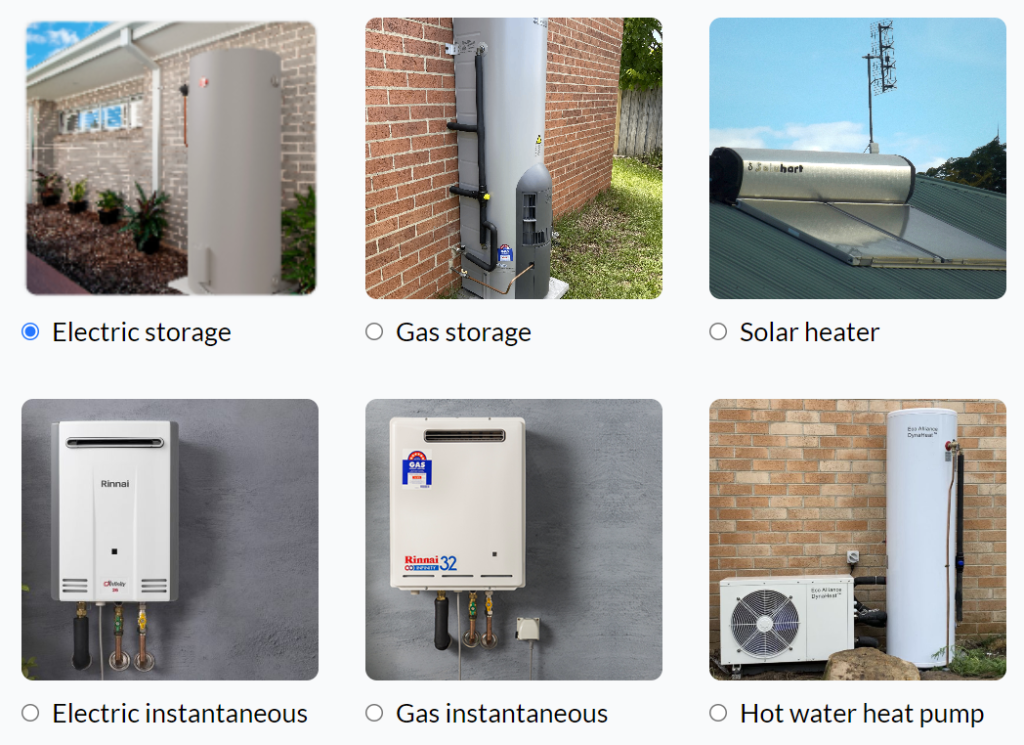 Types of hot water systems. The type of system you have impacts the savings you will get from switching to a hot water heat pump.