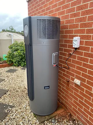All in one hot water heat pump.